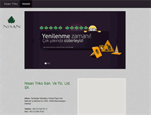 Tablet Screenshot of nisantriko.com